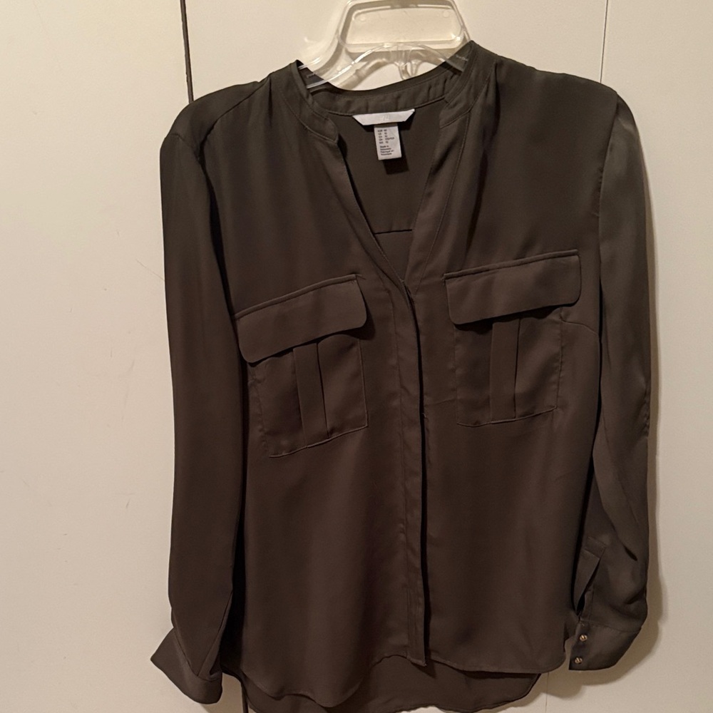 H&M Dark Brown Women's Blouse